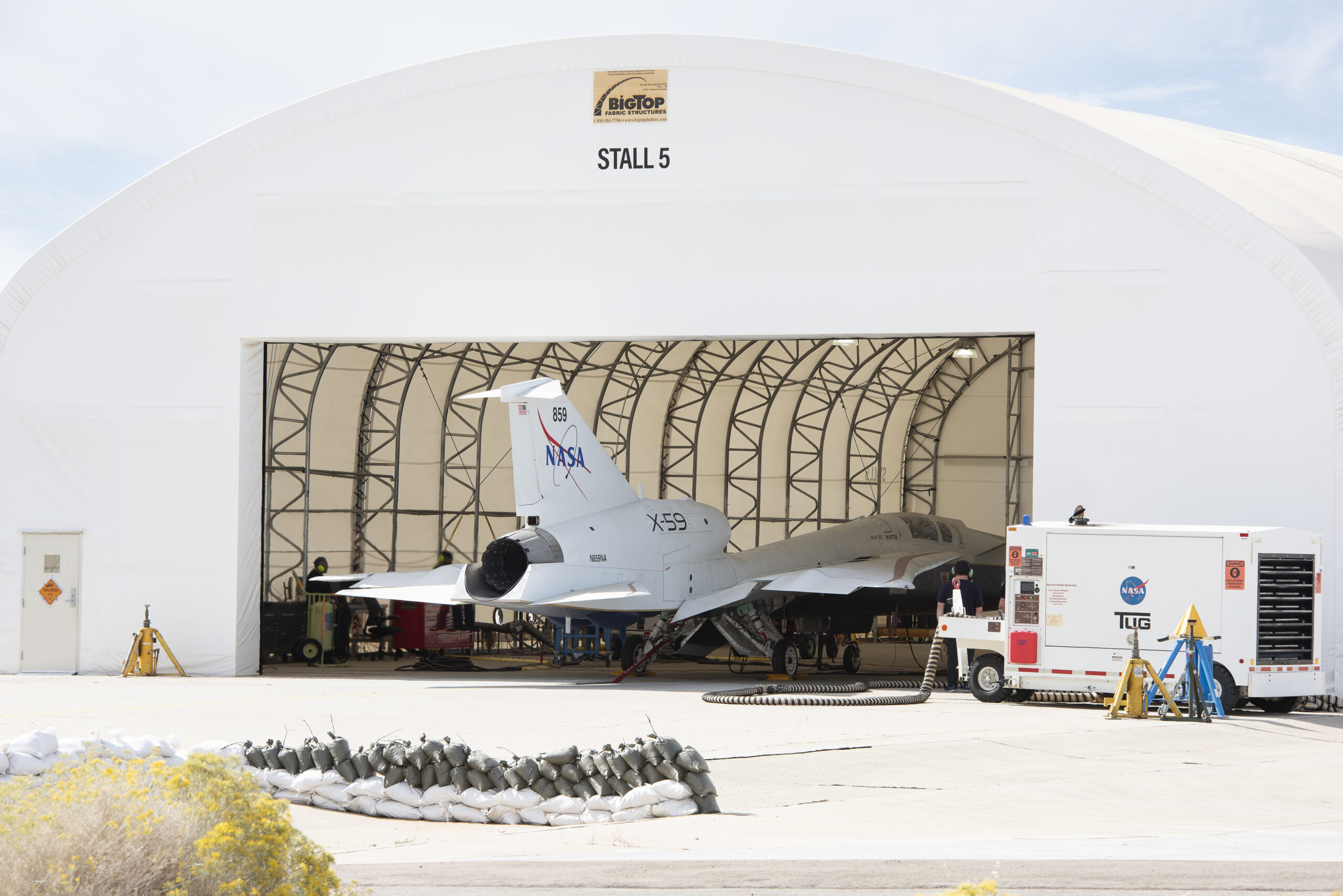 X-59’s Engine Started for Testing