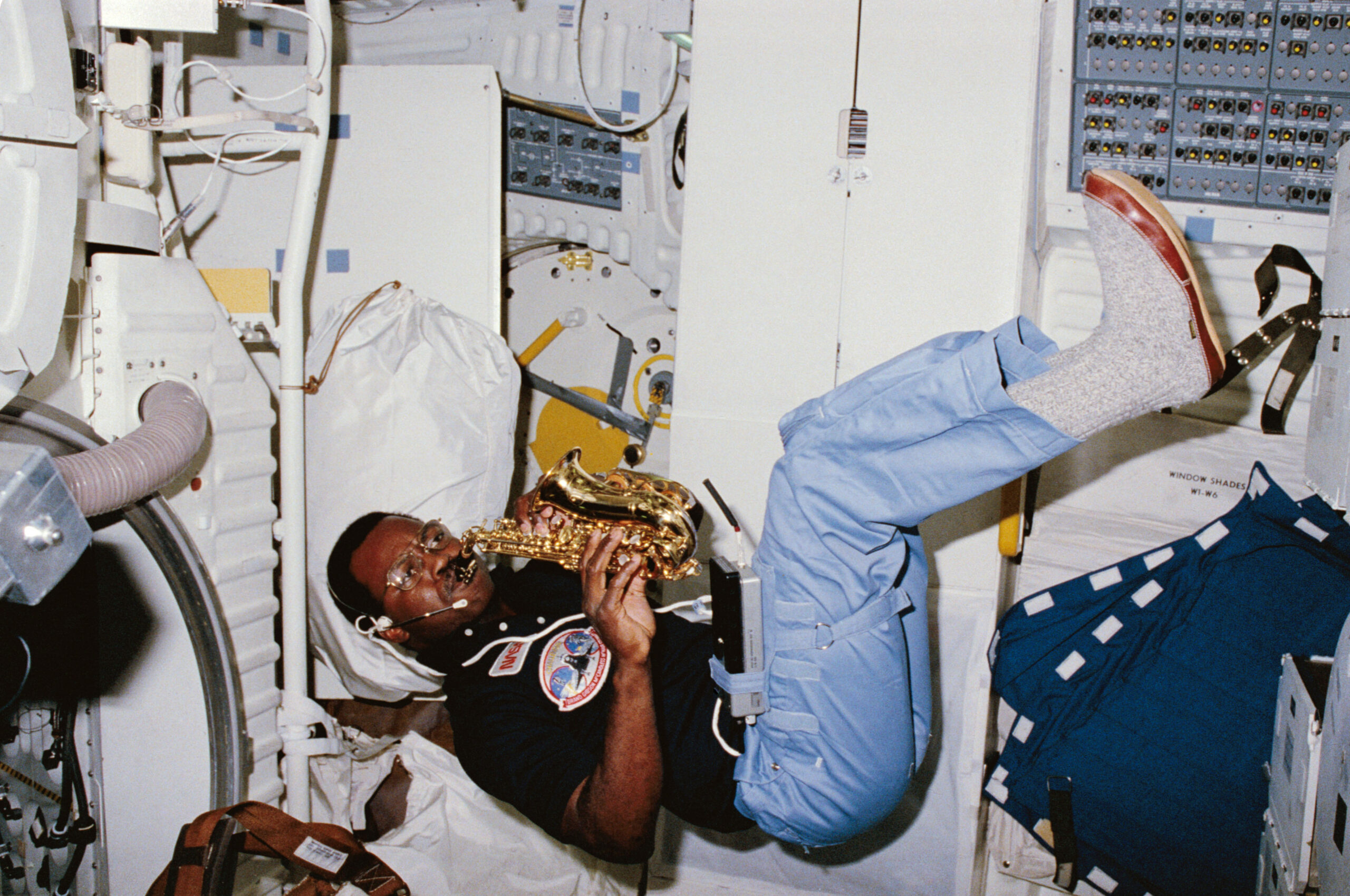 saxophone in space