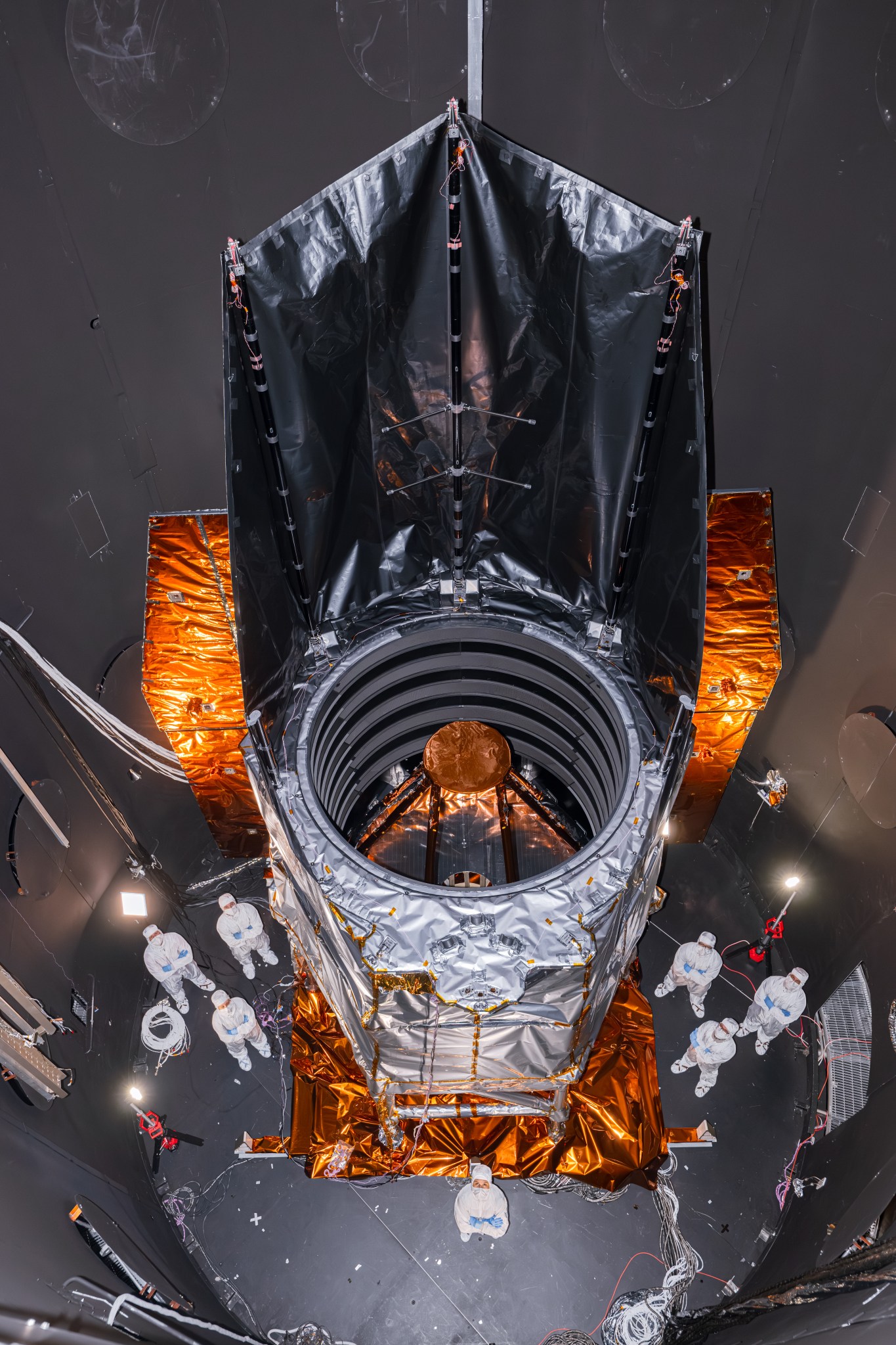 key portion of nasa’s roman space telescope clears thermal vacuum test