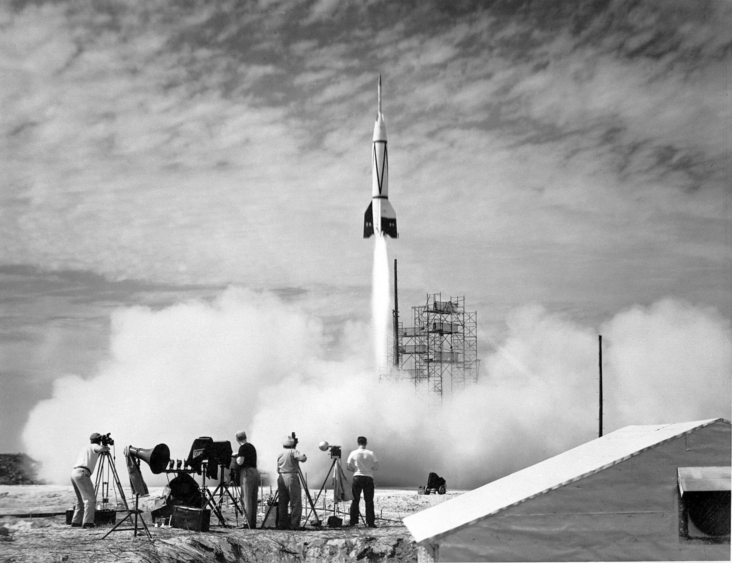 first rocket launch from cape canaveral