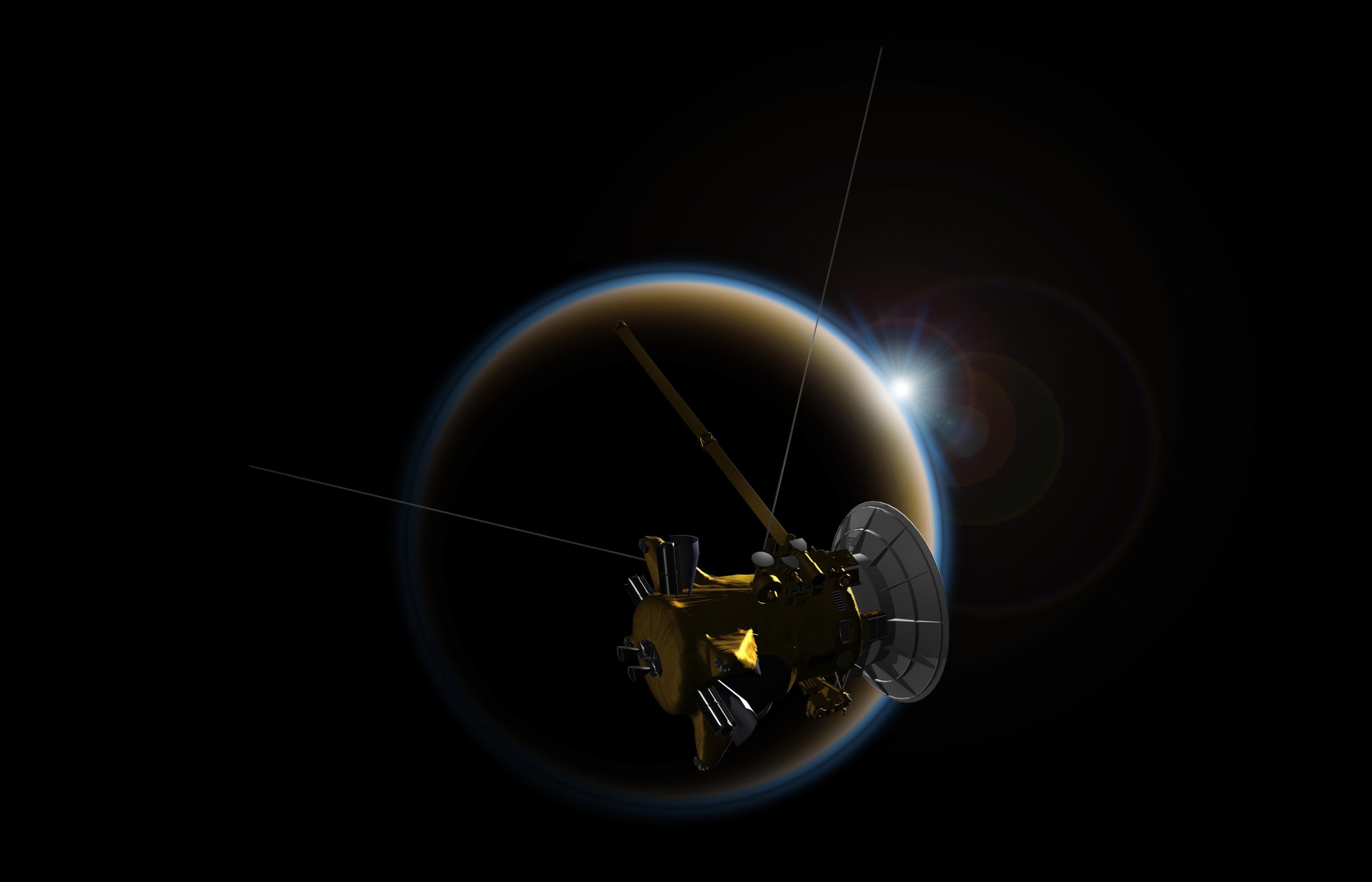 nasa study suggests saturn’s moon titan may not have global ocean