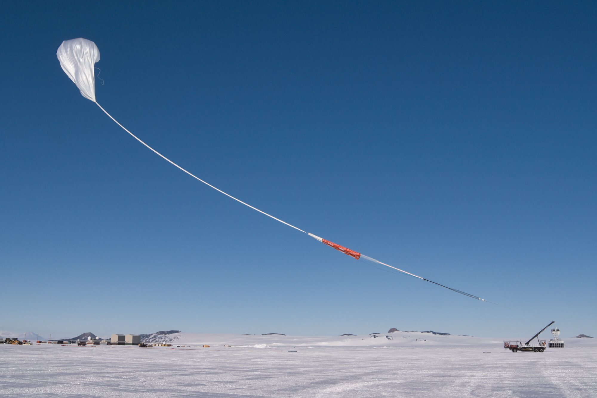 scientific balloon begins antarctic ascent