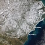 a winter blanket covers north carolina