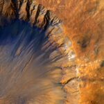 celebrating nasa's mars reconnaissance orbiter's 20th anniversary: crater near sirenum fossae