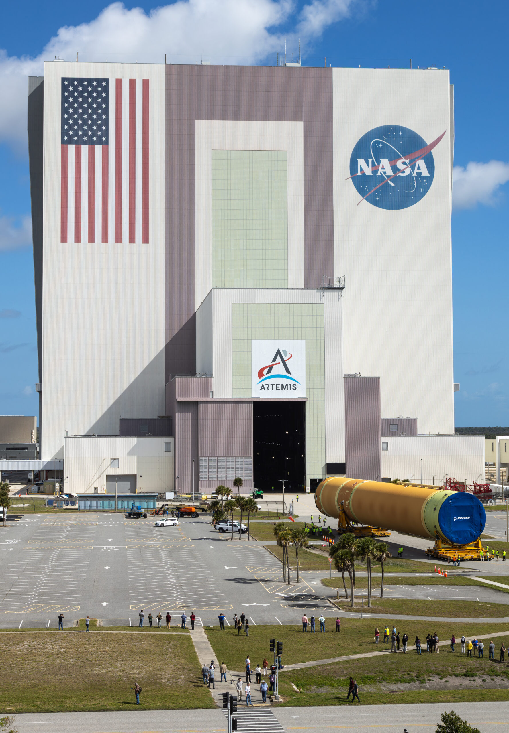 Artemis III Rocket Core Stage Moves to NASA Kennedy