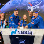nasa artemis ii crew rings nasdaq closing bell